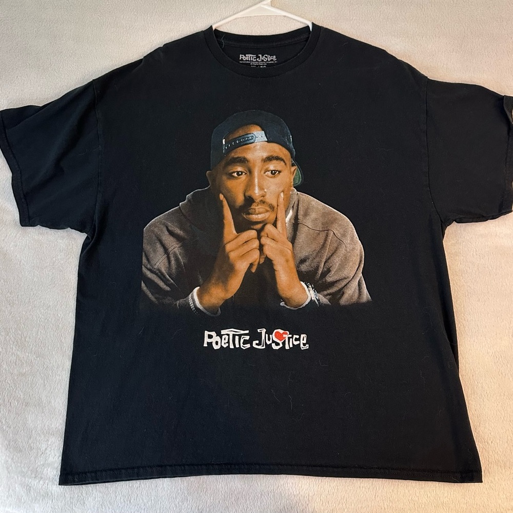 Poetic Justice Black Graphic Tee